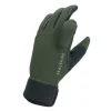 Women Sealskinz Shooting | Shooting*Broome Shooting Gloves - Olive Green / Black
