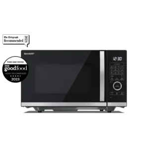 Sharp Microwaves*YC-QC254AU-B 25 Litres Flatbed Convection Oven Microwave with Grill - Black