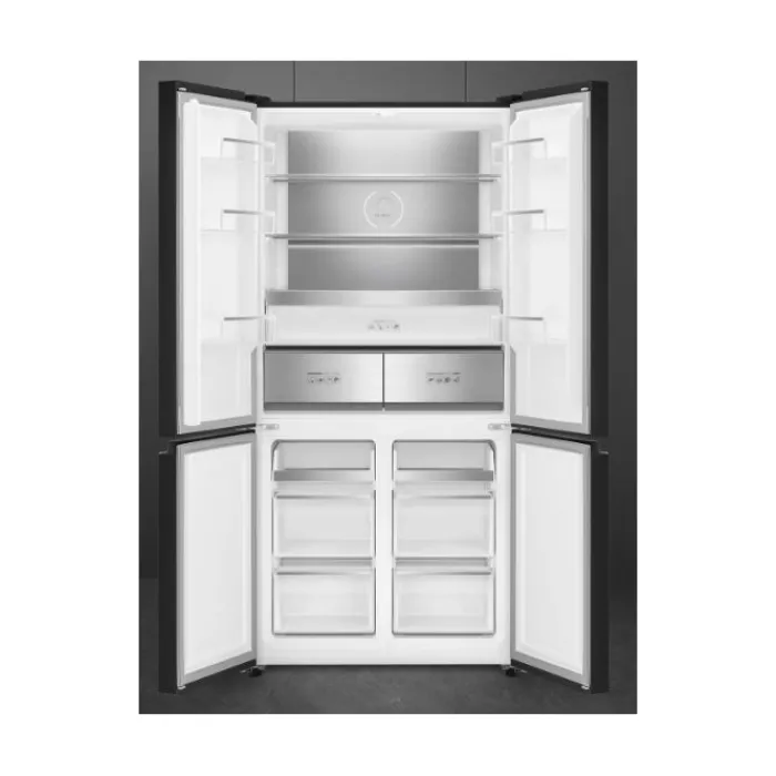 smeg_fqikd_cm_american_st_0.webp smeg American Style*FQI60KD 91cm American Style Four Door Fridge Freezer - Dark Inox