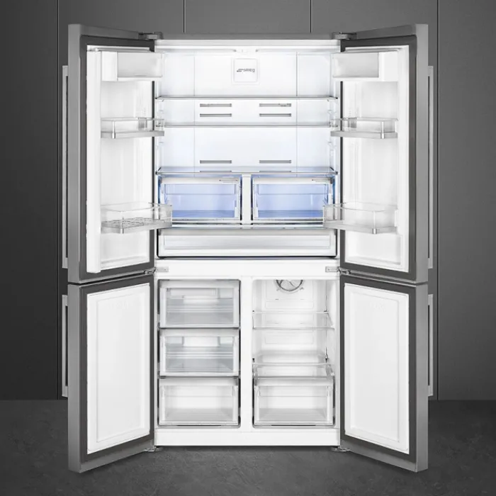 smeg_fqxde_cm_four_door_f_0.webp smeg American Style*FQ60XDE 92Cm Four Door Fridge Freezer - Stainless Steel Effect