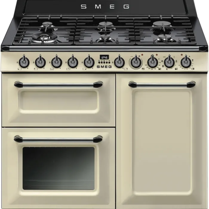 smeg_trp_victoria_dual_fu_1.webp smeg Range Cookers*TR103P Victoria Dual Fuel Range Cooker - 100cm - Cream