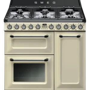 smeg Range Cookers*TR93P Victoria Dual Fuel Range Cooker 90cm - Cream
