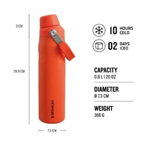 Stanley flasks Flasks & Travel Mugs*Stanley Aerolight Iceflow Water Bottle 0.6L - Tigerlily
