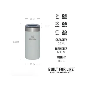 Stanley flasks Flasks & Travel Mugs*Stanley Aerolight Transit Mug0.32L Fog Metallic