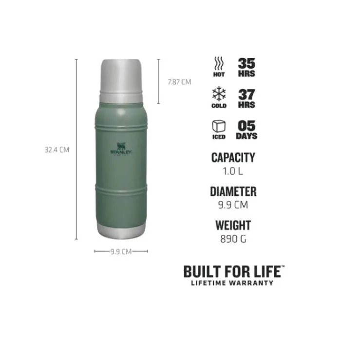 stanley_artisan_thermal_b_0.webp Stanley flasks Flasks & Travel Mugs*Stanley Artisan Thermal Bottle 1.4L - Green