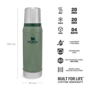 Stanley flasks Flasks & Travel Mugs*Stanley Classic Vacuum Bottle 0.75L Green