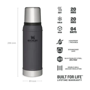 Stanley flasks Flasks & Travel Mugs*Stanley Classic Vacuum Bottle 0.75L Charcoal