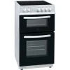 statesman Freestanding Cookers*EDC50W 50cm Atlas Electric Double Oven with Ceramic Hob - White