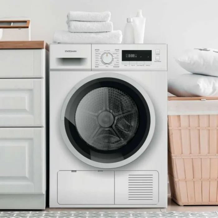 statesman_tcmw_kg_condens_0.webp statesman Tumble Dryers/Freestanding Tumble Dryers*TCM08W 8kg Condenser Tumble Dryer - White