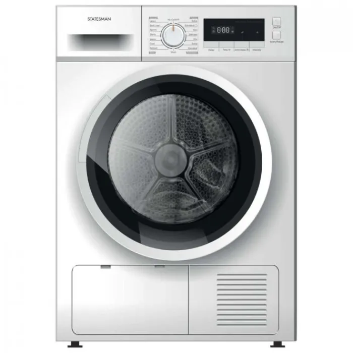 statesman_tcmw_kg_condens_1.webp statesman Tumble Dryers/Freestanding Tumble Dryers*TCM08W 8kg Condenser Tumble Dryer - White