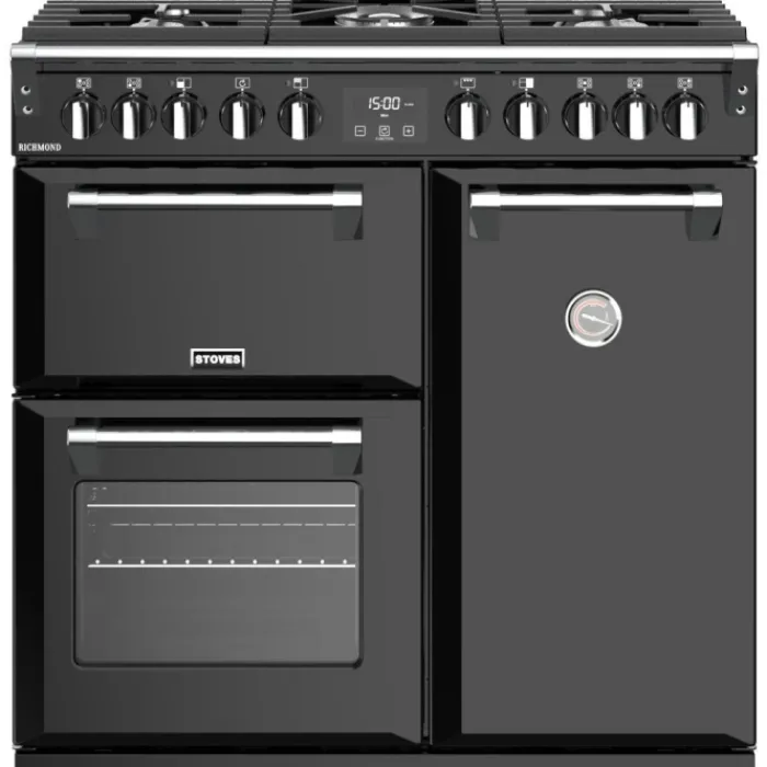 stoves__range_dual_fuel_c_2.webp Stoves Range Cookers*444444435 Range Dual Fuel Cooker - Black