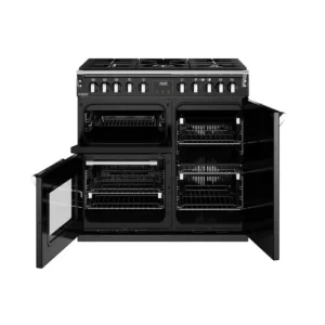 Stoves Range Cookers*444411432 Richmond Deluxe D900DF Dual Fuel Range Cooker - 90cm - Black