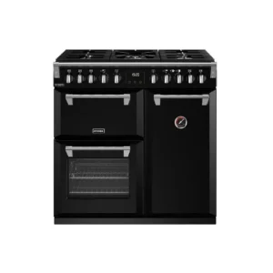 Stoves Range Cookers*444411432 Richmond Deluxe D900DF Dual Fuel Range Cooker - 90cm - Black