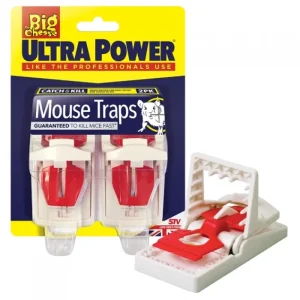 The Big Cheese Mouse And Rat Traps | Pest Control*Ultra Power Mouse Traps Twin Pack