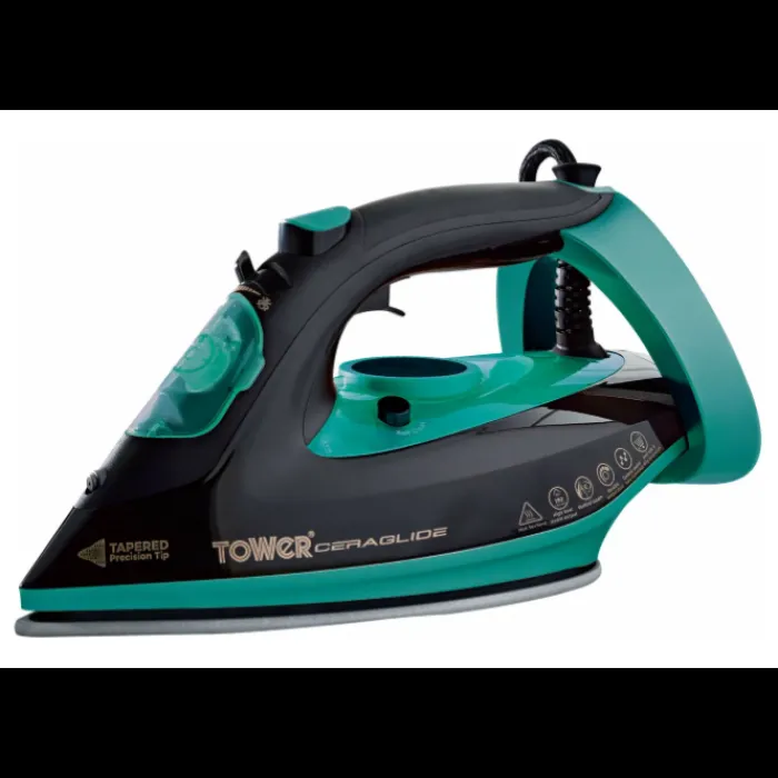 tower_ttl_ceraglide_elite_0.webp Tower Irons*T22021TL Ceraglide Elitespeed 3100W Cordless Steam Iron - Teal