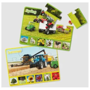 Tractor Ted Games*4 Puzzles In A Box Seasons