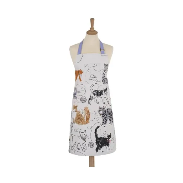 ulster_weavers_apron_cott_0-12.webp Ulster Weavers Kitchen And Dining | Tea Towels & Aprons*Apron Cotton - Feline Friends