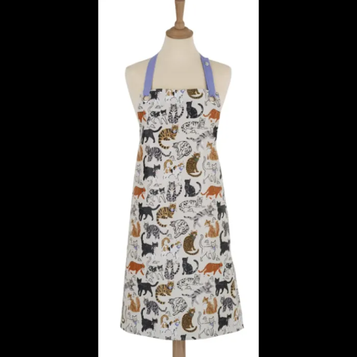 ulster_weavers_apron_oil__0-1.webp Ulster Weavers Kitchen And Dining | Tea Towels & Aprons*Apron Oil Cloth - Feline Friends