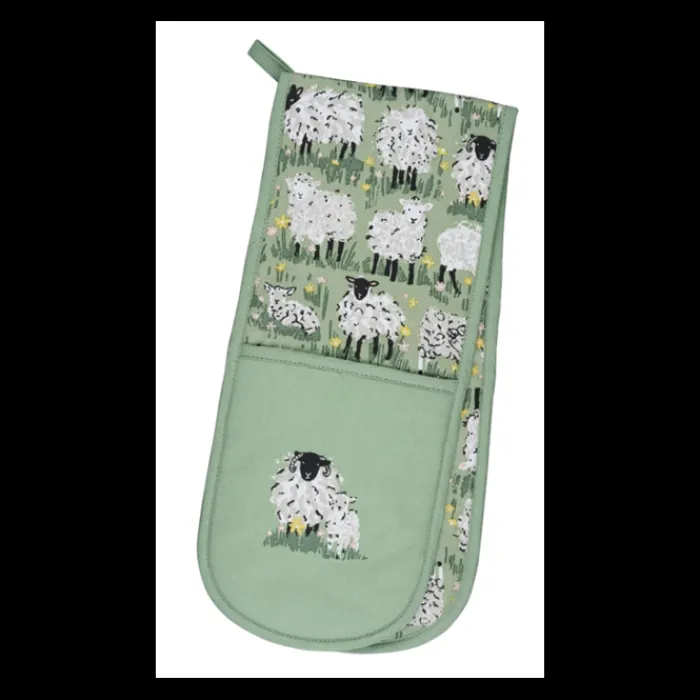 ulster_weavers_double_ove_0-10.webp Ulster Weavers Kitchen And Dining | Tea Towels & Aprons*Double Oven Glove - Woolly Sheep