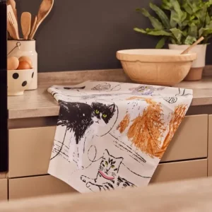 Ulster Weavers Kitchen And Dining | Tea Towels & Aprons*Teatowel Cotton Feline Friends