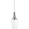 SEARCHLIGHT ELECTRIC LTD Indoor*Whisk Ceiling Pendant - Chrome & Clear Glass