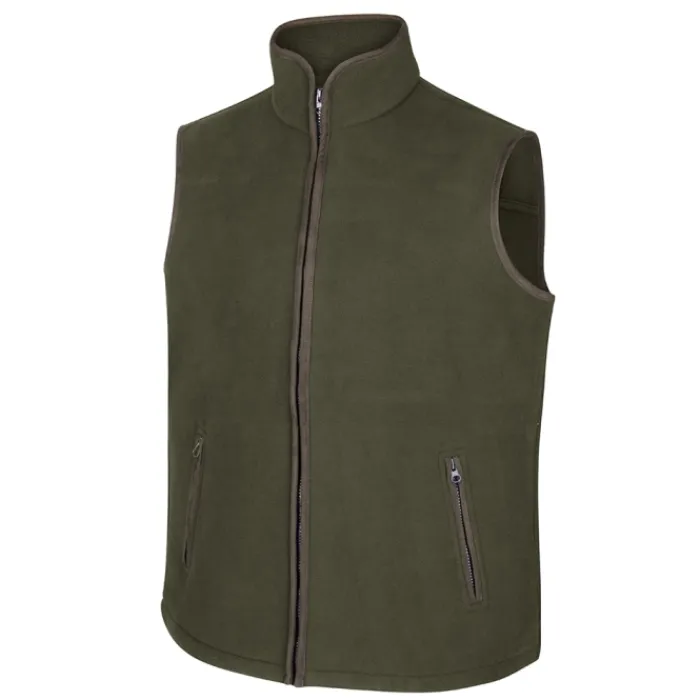 woodhall_fleece_gilet_gre_0.webp Hoggs Of Fife Ltd Gilets*Woodhall Fleece Gilet Green