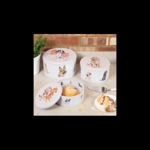 WRENDALEF/C Kitchen And Dining | Cake Tins*Wrendale Cake Tin Nest A Dogs Life