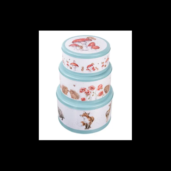 wrendale_cake_tin_nest_th_1.webp WRENDALEF/C Kitchen And Dining | Cake Tins*Wrendale Cake Tin Nest The Country Set