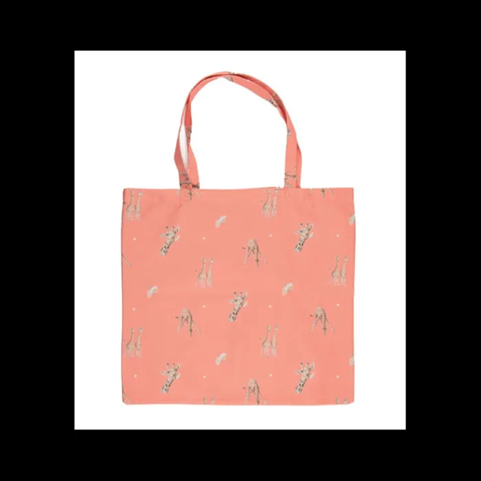 wrendale_flowers_giraffe__0-1.webp Wrendale Designs Other*Wrendale 'Flowers' Giraffe shopping bag