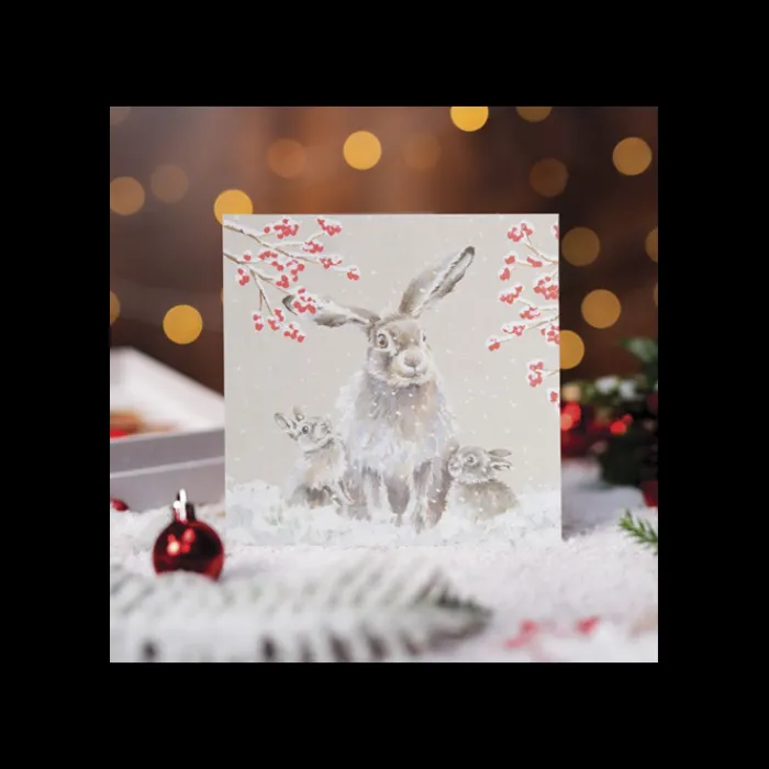 wrendale_hare_boxed_chris_1.webp Wrendale Designs Other*Wrendale Hare Boxed Christmas Cards