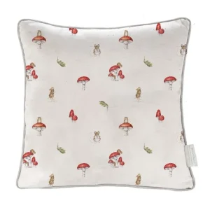 WRENDALEF/C Cushions*Wrendale 'He's a Fun-Gi' Square Cushion
