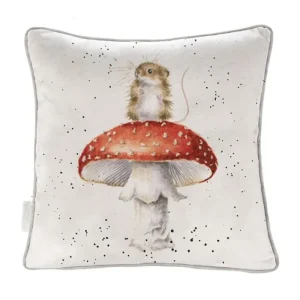 WRENDALEF/C Cushions*Wrendale 'He's a Fun-Gi' Square Cushion