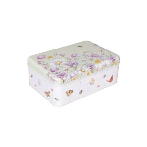 WRENDALEF/C Kitchen And Dining | Cake Tins*Wrendale Rectangular Tin New Green Lid