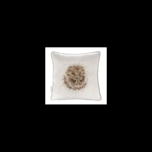 WRENDALEF/C Cushions*Wrendale Square Cushion Awakening Hedgehog