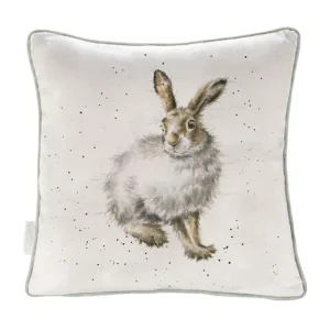 WRENDALEF/C Cushions*Wrendale 'The Winter Hare' Square Cushion